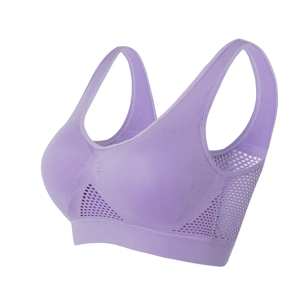 Women Hollow Out Fitness Yoga Sports Bra