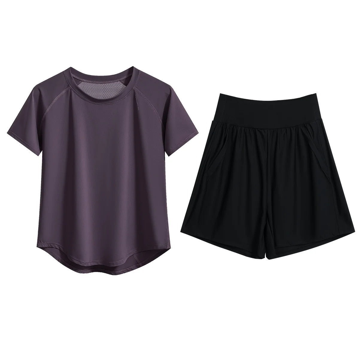 Summer Yoga Set Women Quick Dry Loose Tracksuit
