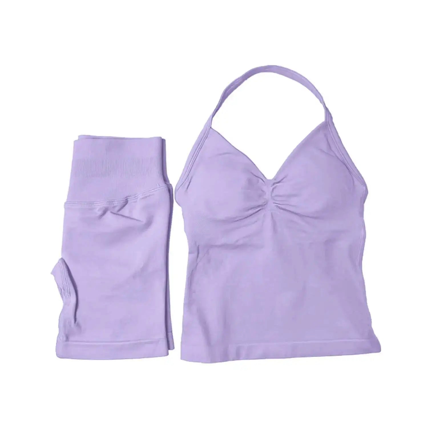 2 Piece Suit Longline Strappy Yoga Sets