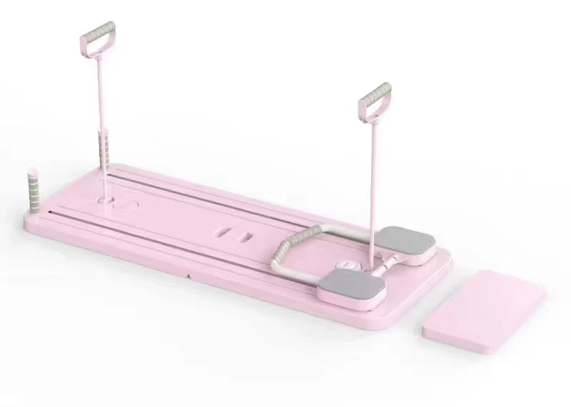 Foldable Multifunctional Reformer Ab Exercise Abs Roller Pilates Board