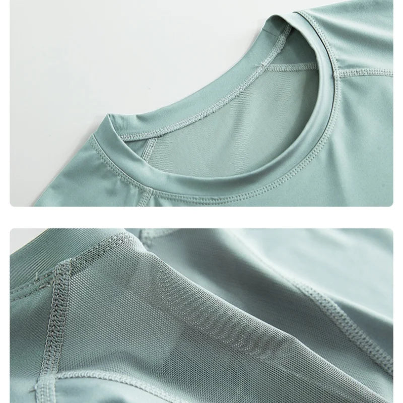 Summer Yoga Set Women Quick Dry Loose Tracksuit