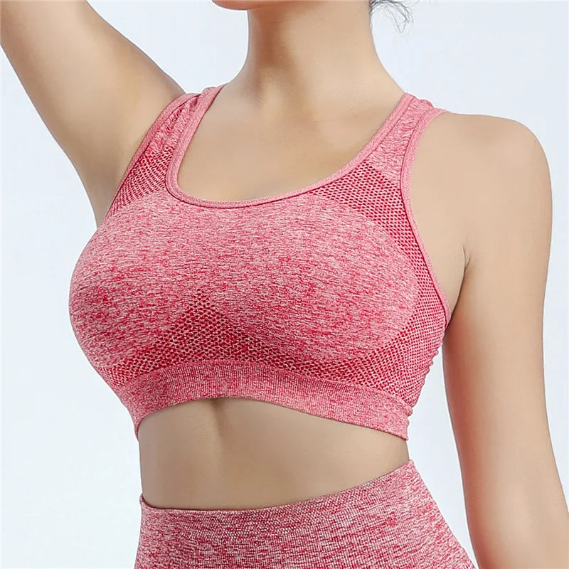 Women Sports Bra Top Push Up Fitness Yoga Bra