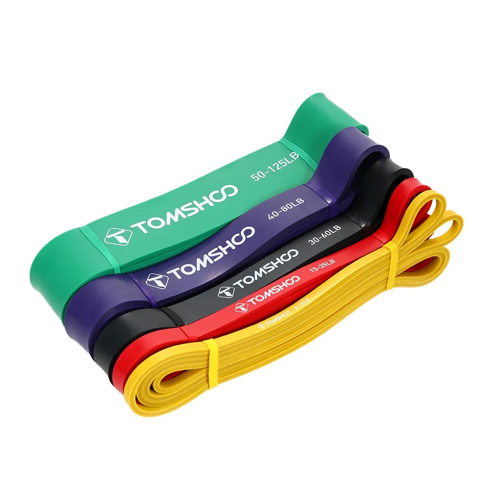 5 Packs Pull Up Assist Bands Set