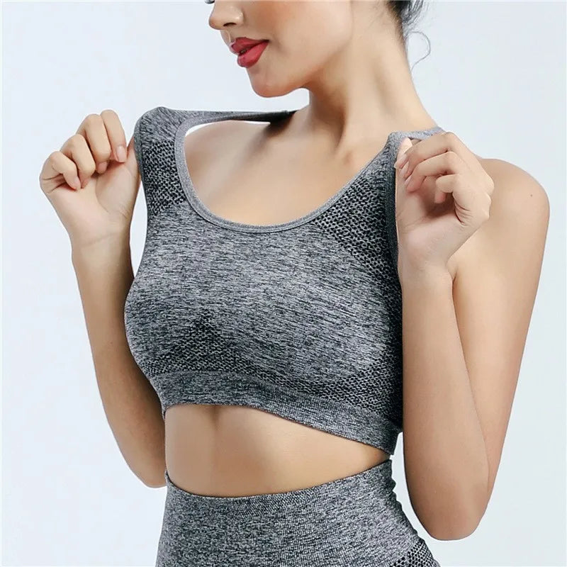 Women Sports Bra Top Push Up Fitness Yoga Bra