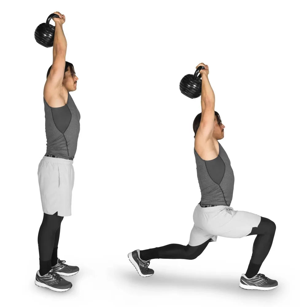 Adjustable 40-lb Cast Iron Kettlebell Weight Set