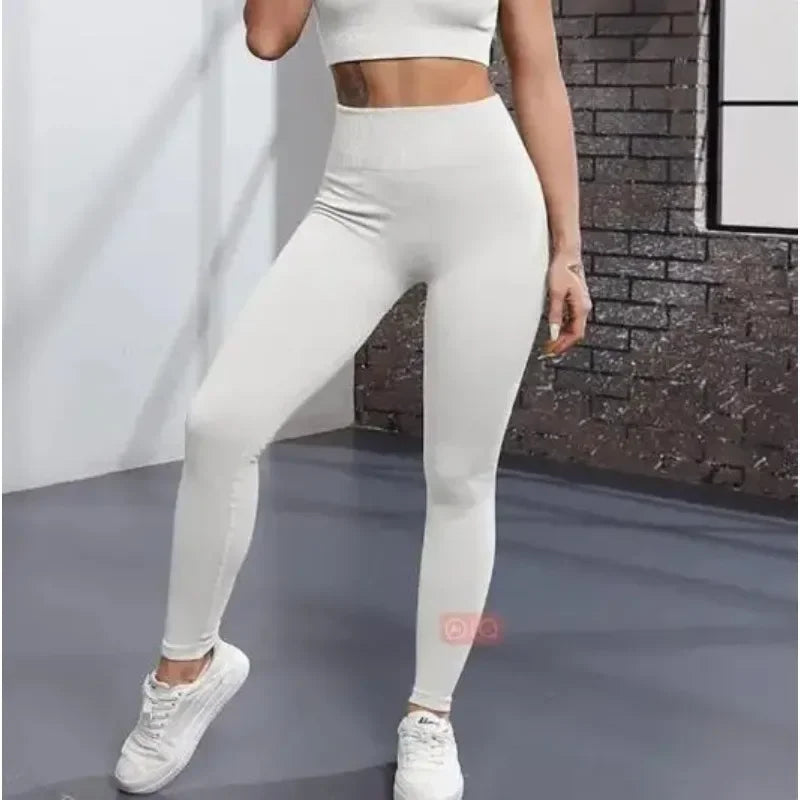 Thread Knited Leggings Women Seamless Slim Tights