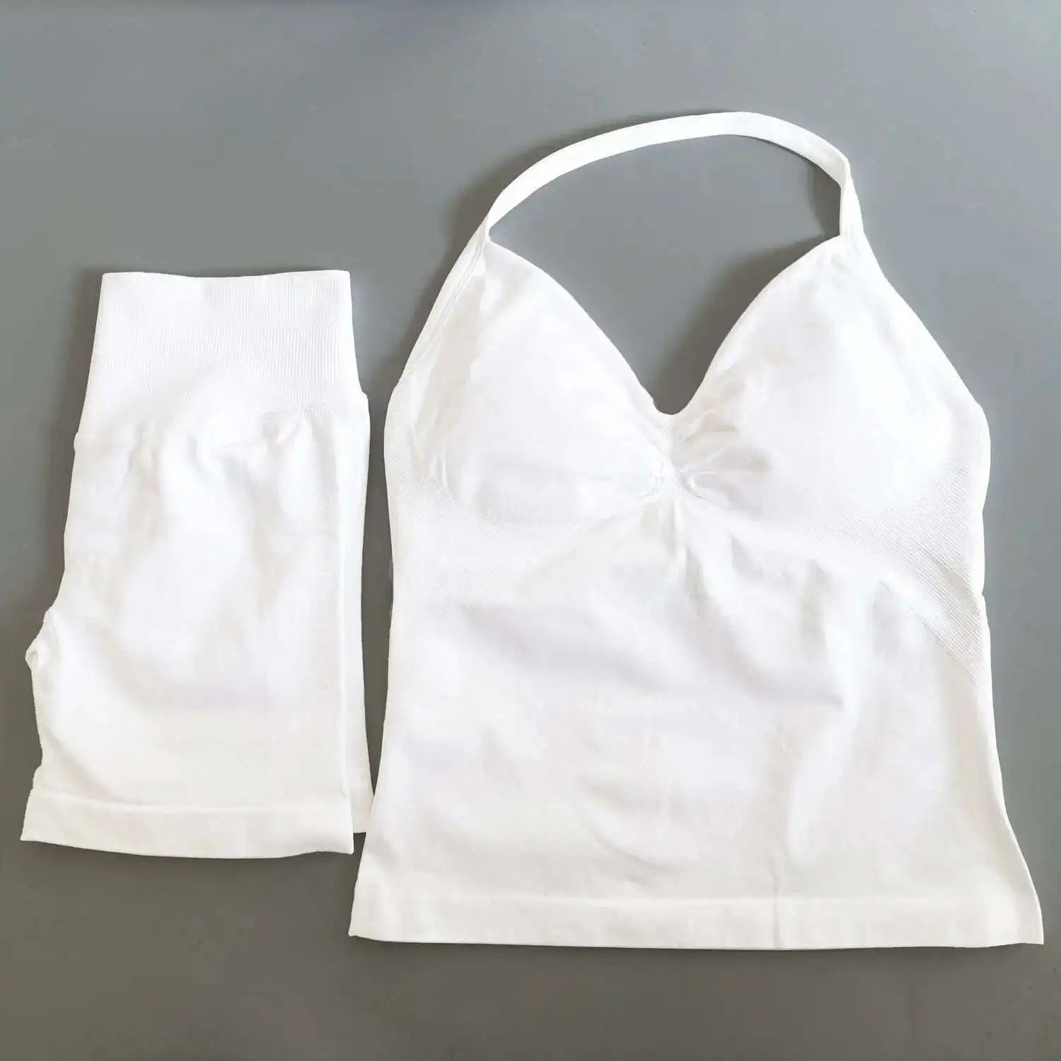 2 Piece Suit Longline Strappy Yoga Sets